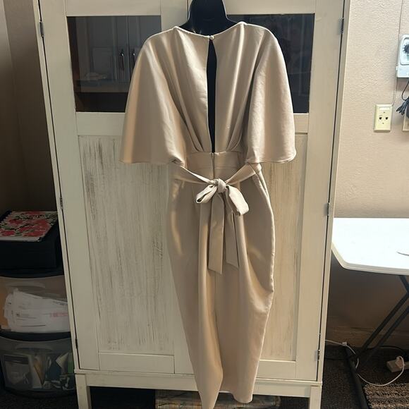 ASOS Deep-V Body Con Dress - Picture 2 of 5